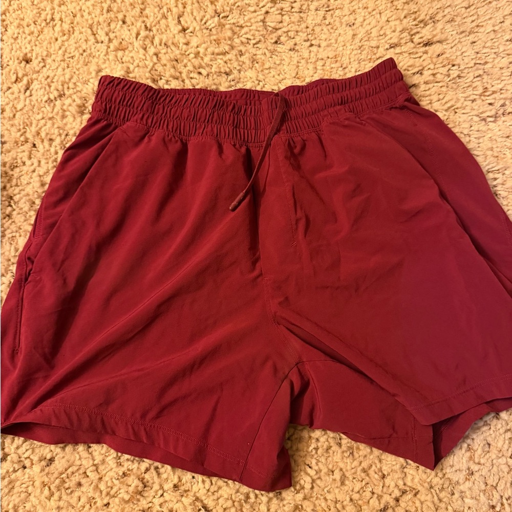 lululemon athletica Men's Burgundy Athletic Shorts